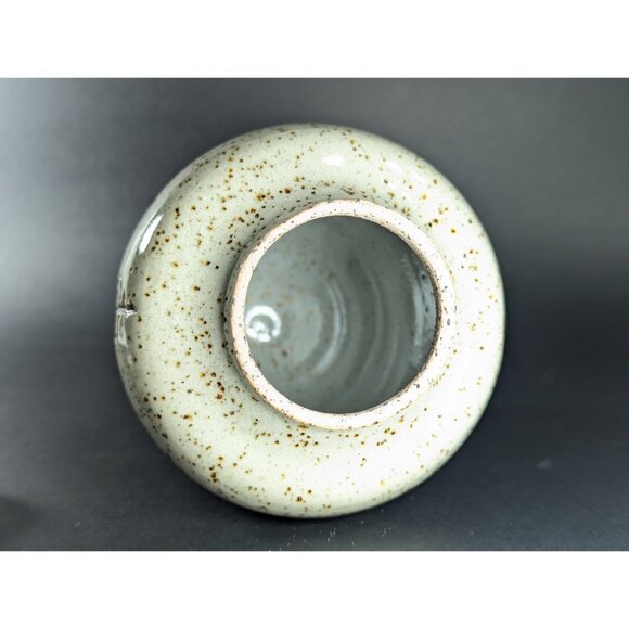 Handmade Ceramic lidded Gothic Kitchen Storage jar, Cemetery Gates pottery - Picture 9 of 10